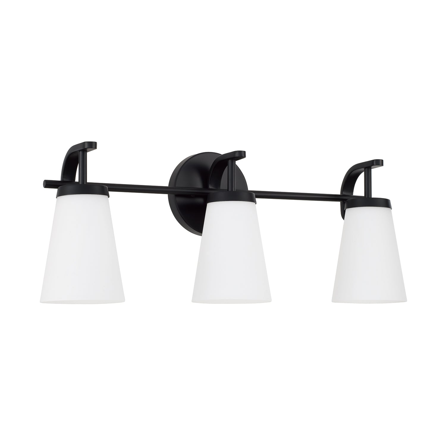 Capital Drake 3-Light Vanity - Matte Black