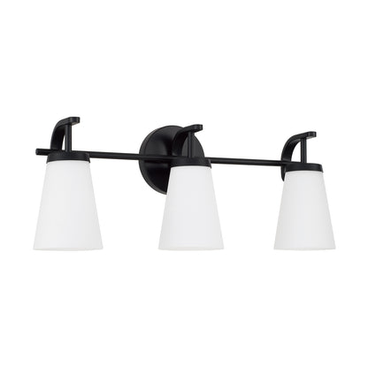 Capital Drake 3-Light Vanity - Matte Black
