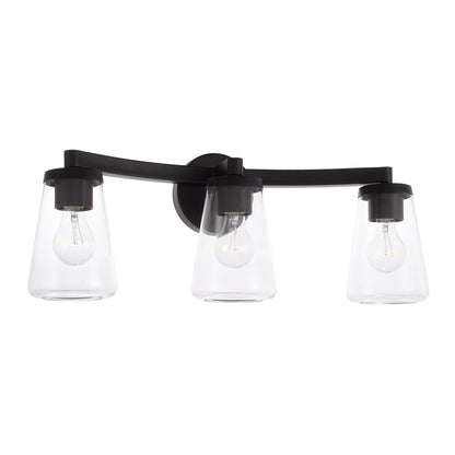 Capital Aaron 3-Light Vanity - Matte Black