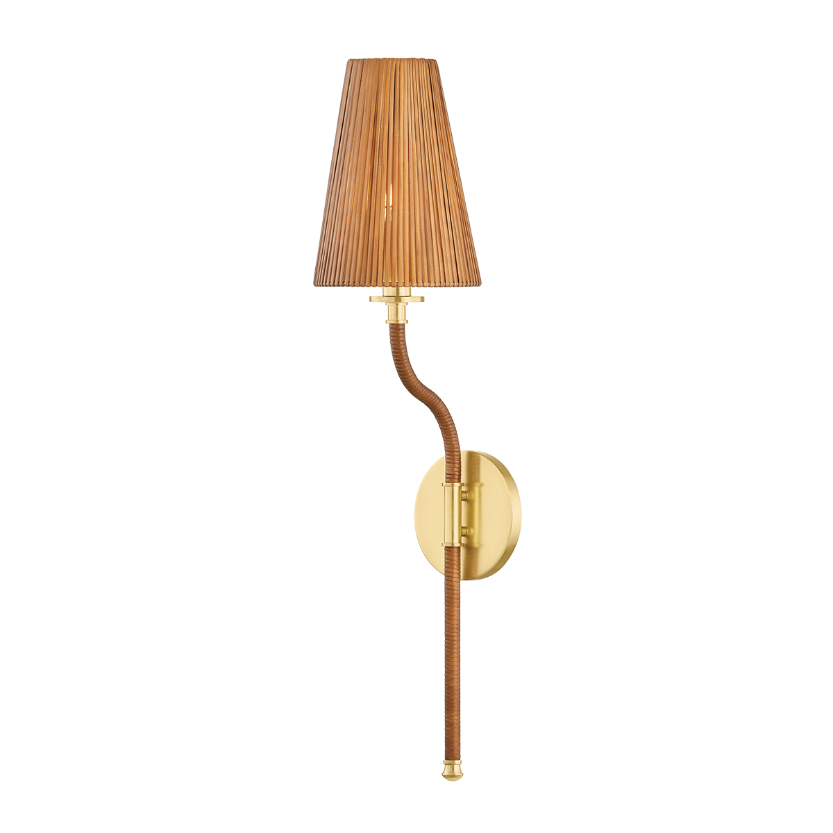 Hudson Valley Atwood Wall Sconce Aged Brass