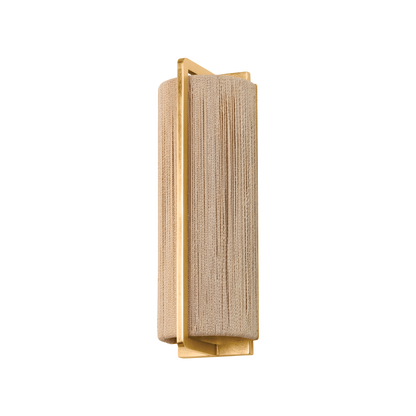 Hudson Valley Quebec Wall Sconce Gold Leaf