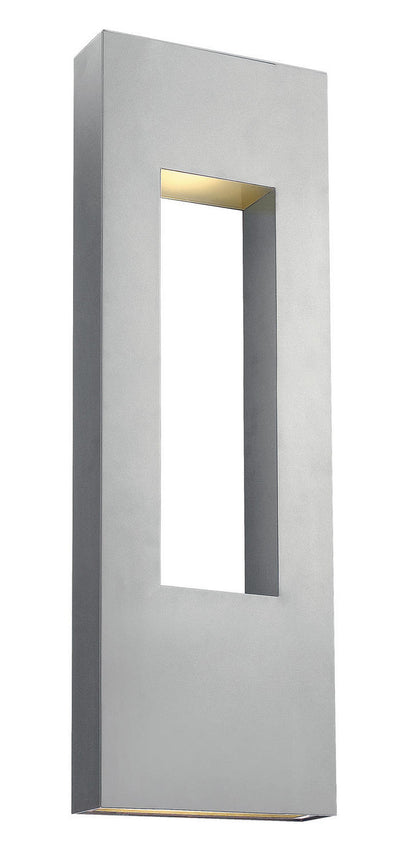 Hinkley Atlantis Outdoor Wall Mount Lantern Titanium