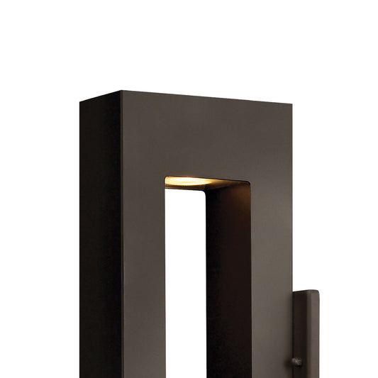 Hinkley Atlantis Outdoor Wall Mount Lantern Black