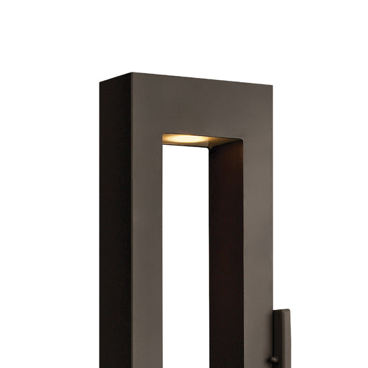 Hinkley Atlantis Outdoor Wall Mount Lantern Titanium