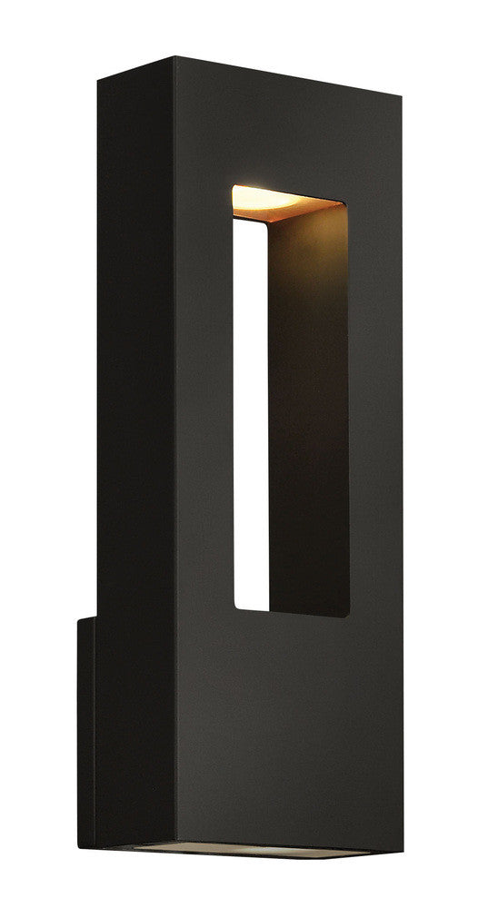 Hinkley Atlantis LED Medium Wall Mount Lantern Aluminum, Silver, Titanium