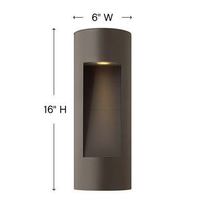 Hinkley Luna Outdoor Wall Mount Lantern Black