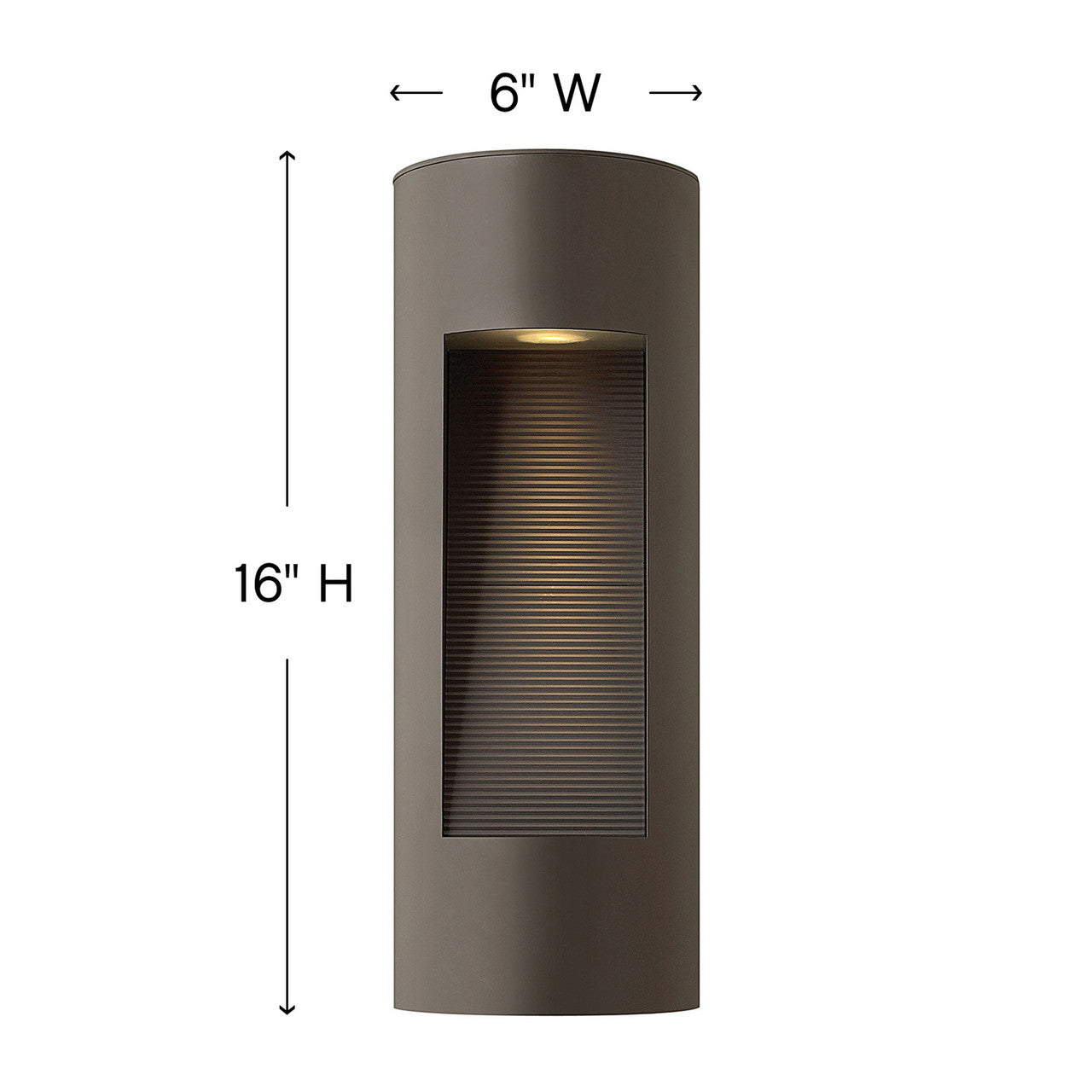 Hinkley Luna Outdoor Wall Mount Lantern Black