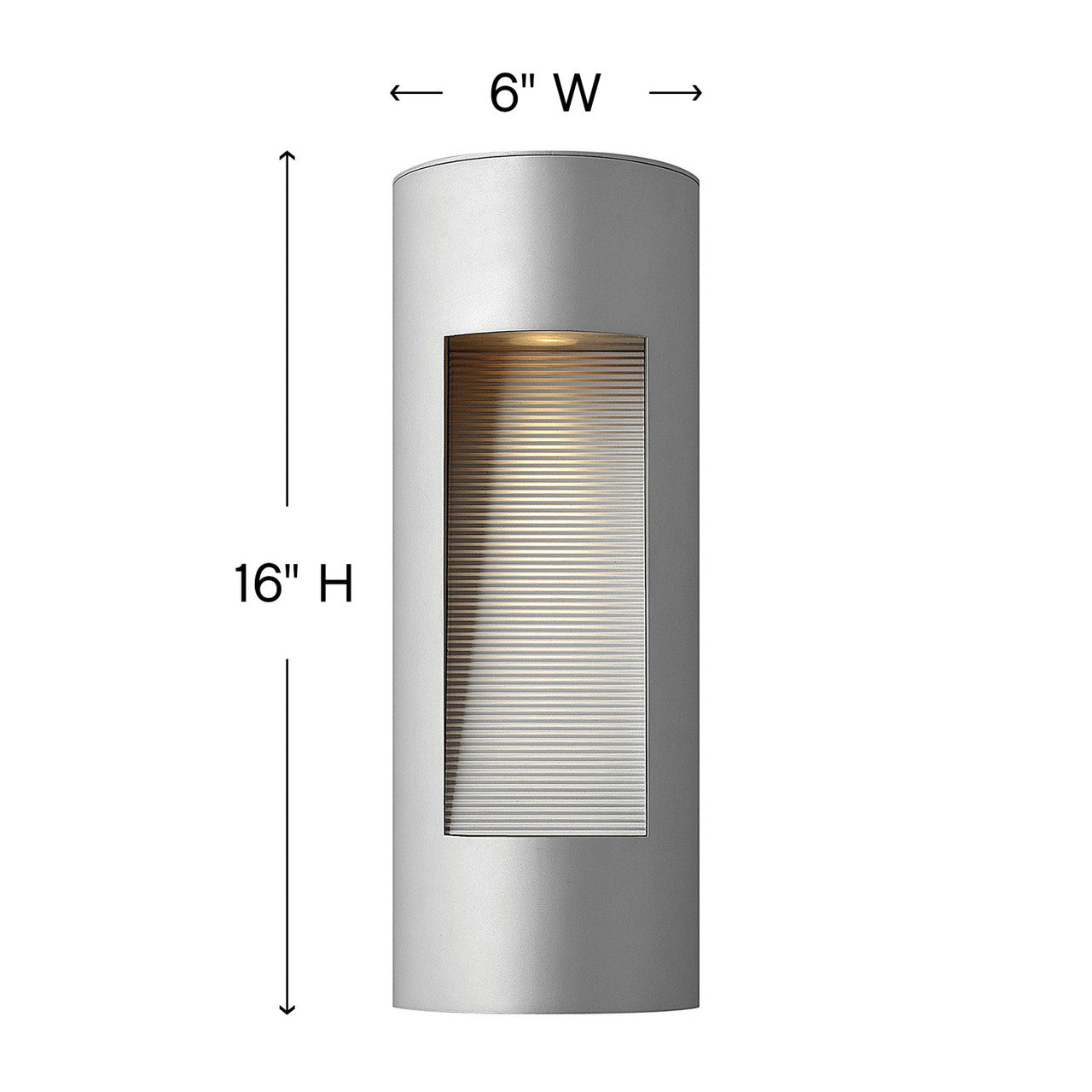 Hinkley Luna Outdoor Wall Mount Lantern Black