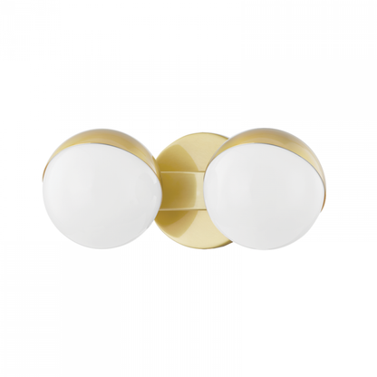 Hudson Valley Lodi Bath Vanity Aged Brass