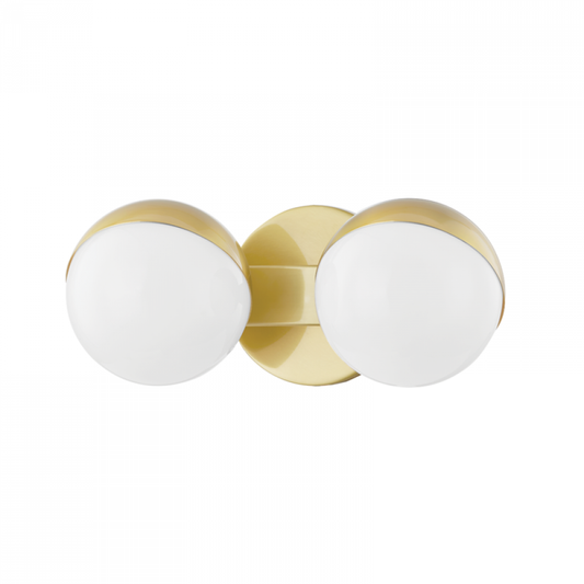 Hudson Valley Lodi Bath Vanity Aged Brass