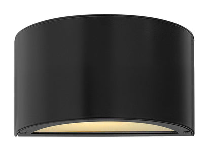 Hinkley Luna Outdoor Wall Mount Lantern Satin Black