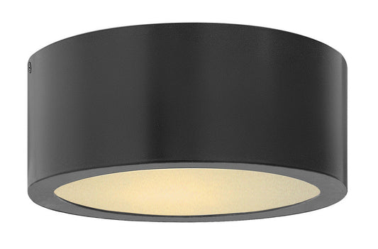 Hinkley Luna LED Outdoor Flush Mount Satin Black