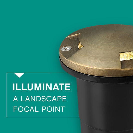 Hinkley Hardy Island Outdoor Landscape Well Light Matte Bronze