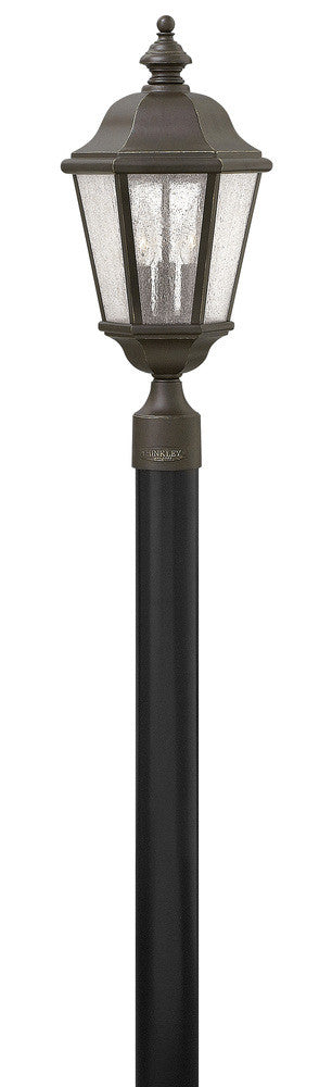 Hinkley Edgewater Outdoor Post Top or Pier Mount Lantern Oil-Rubbed Bronze