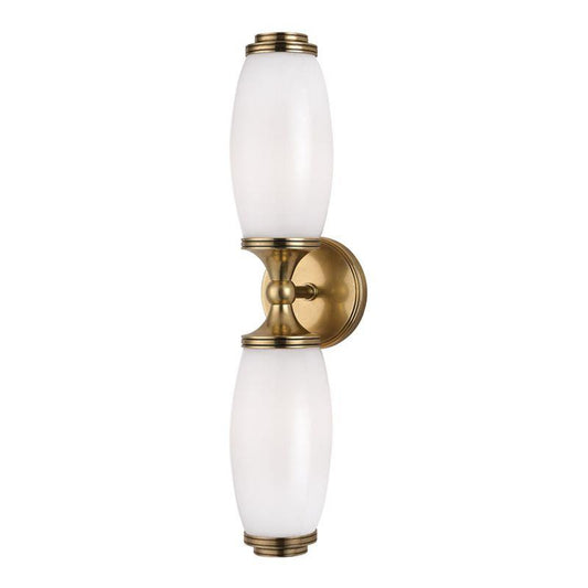Hudson Valley Brooke Wall Sconce Antique Brass