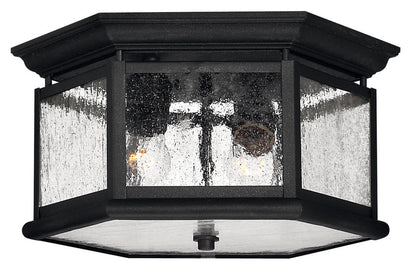 Hinkley Edgewater Outdoor Flush Mount Black