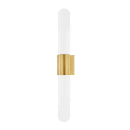 Hudson Valley Carlin Wall Sconce Aged Brass