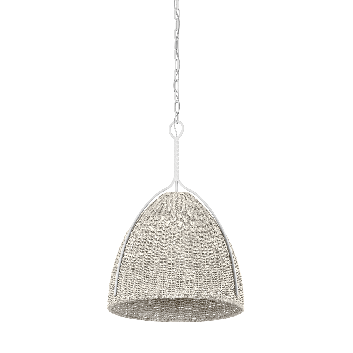 Hudson Valley Woodlawn 18.5" Pendant White Plaster