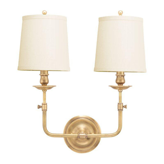 Hudson Valley Logan Wall Sconce Antique Brass