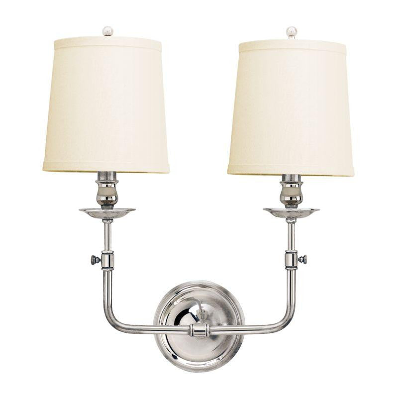 Hudson Valley Logan Wall Sconce Polished Nickel