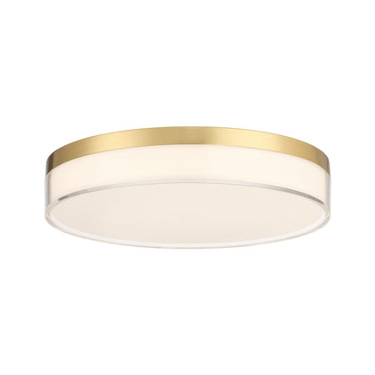 Savoy House Clarion 11" 5CCT LED Acrylic Ceiling Light - Brass