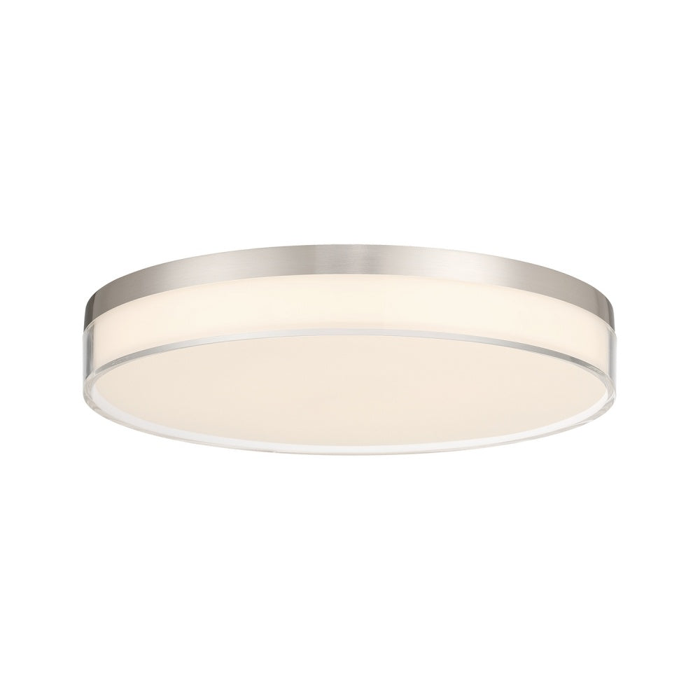 Savoy House Clarion 13" 5CCT LED Acrylic Ceiling Light - Satin Nickel