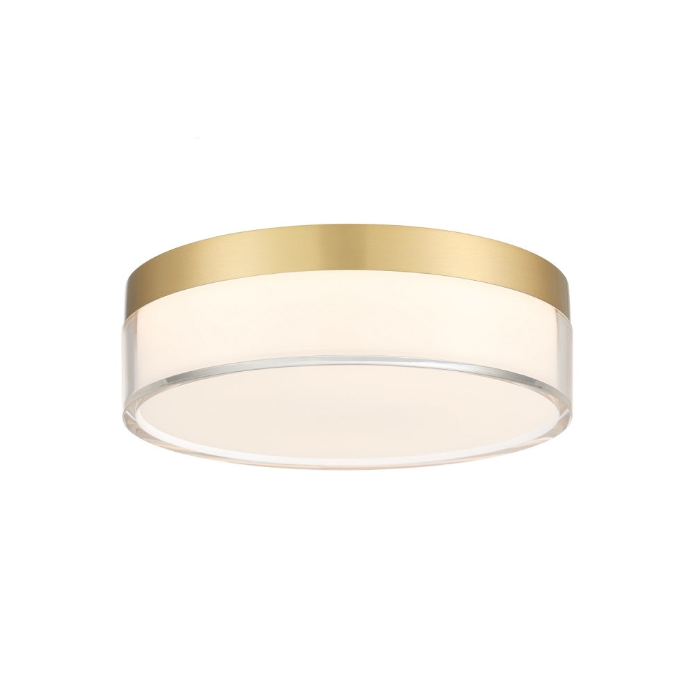 Savoy House Clarion 7" 5CCT LED Acrylic Ceiling Light - Brass