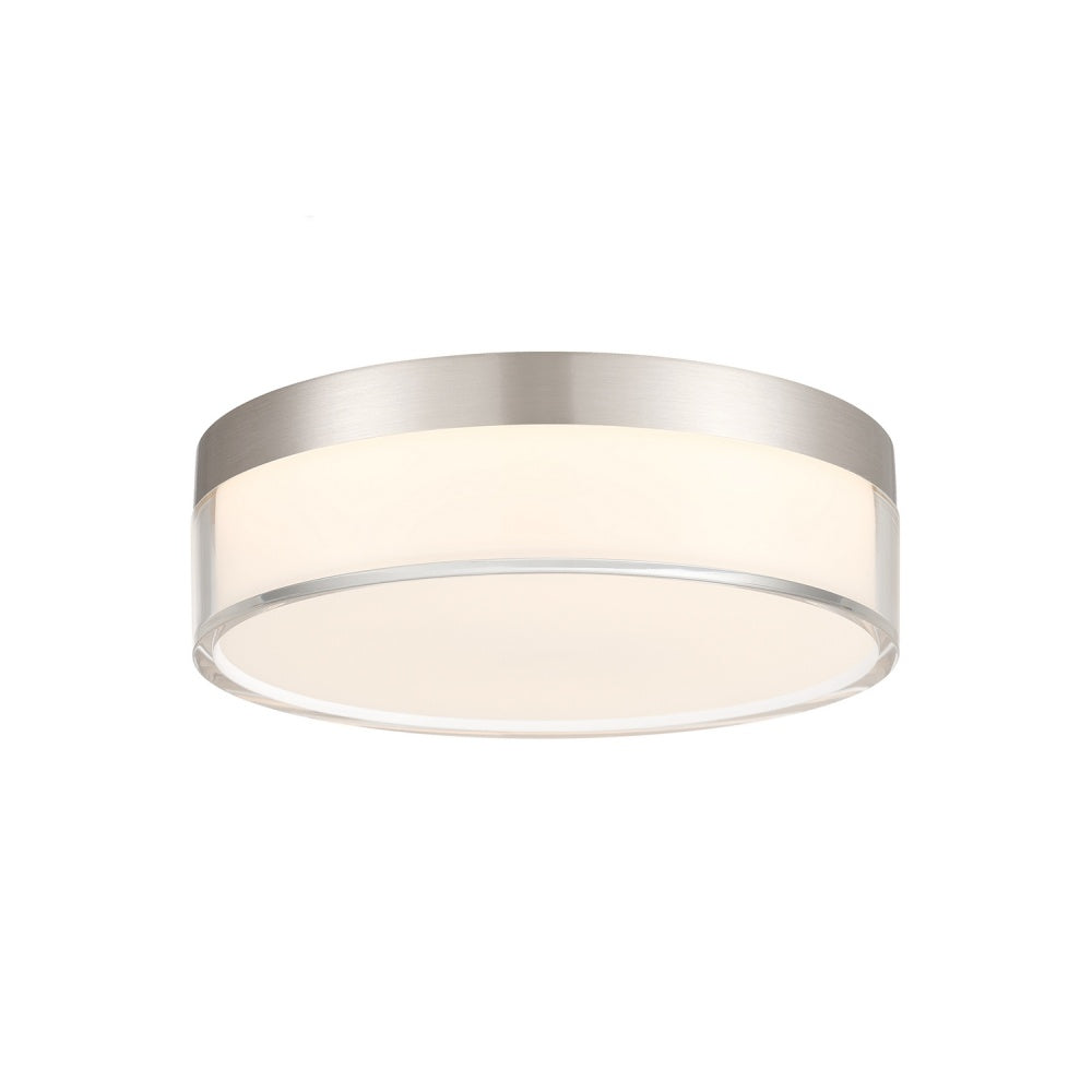 Savoy House Clarion 7" 5CCT LED Acrylic Ceiling Light - Satin Nickel