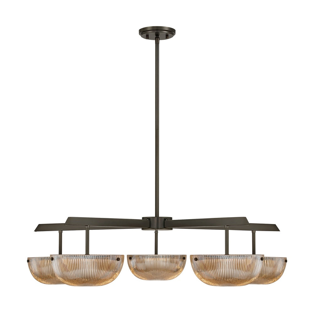 Savoy House Hubbard 5-Light LED Chandelier - Mediterranean Bronze