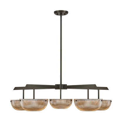 Savoy House Hubbard 5-Light LED Chandelier - Mediterranean Bronze
