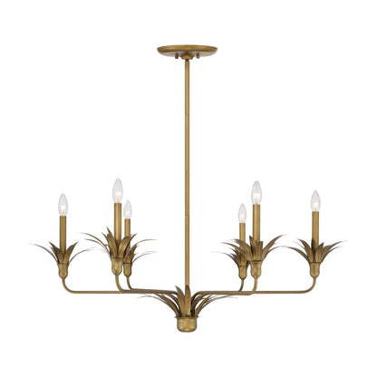 Savoy House Strathmore 6-Light Chandelier - Antique Patina