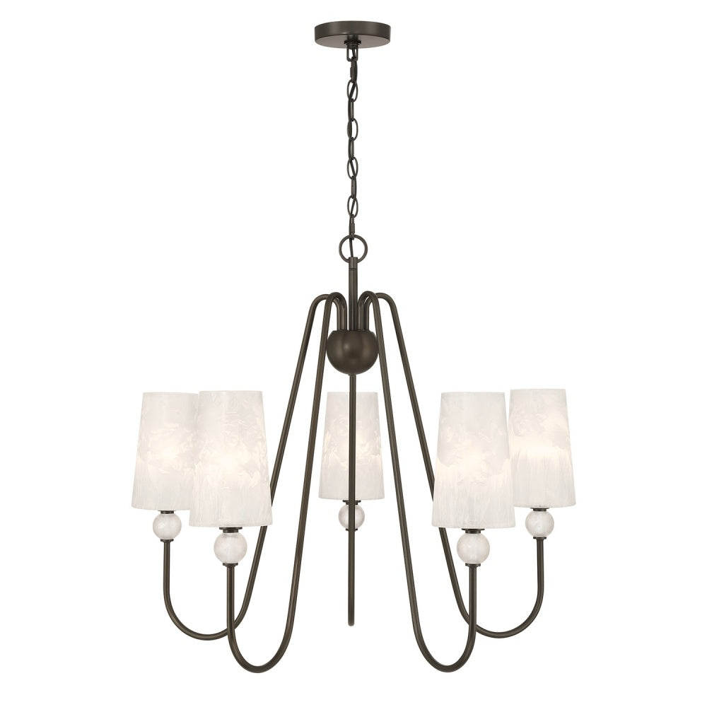 Savoy House Sheldon 5-Light Chandelier - Mediterranean Bronze