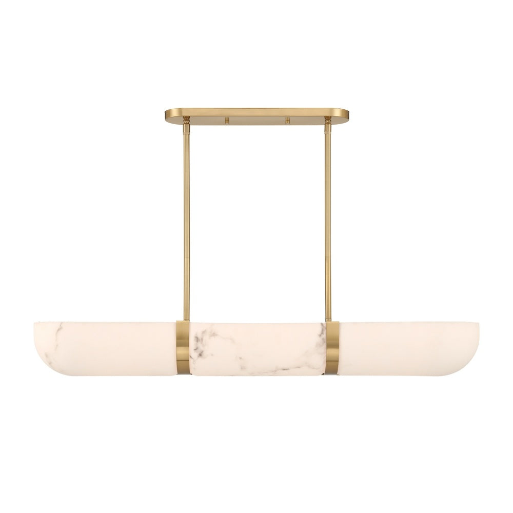 Savoy House Chalfont 4-Light Chandelier - Warm Brass