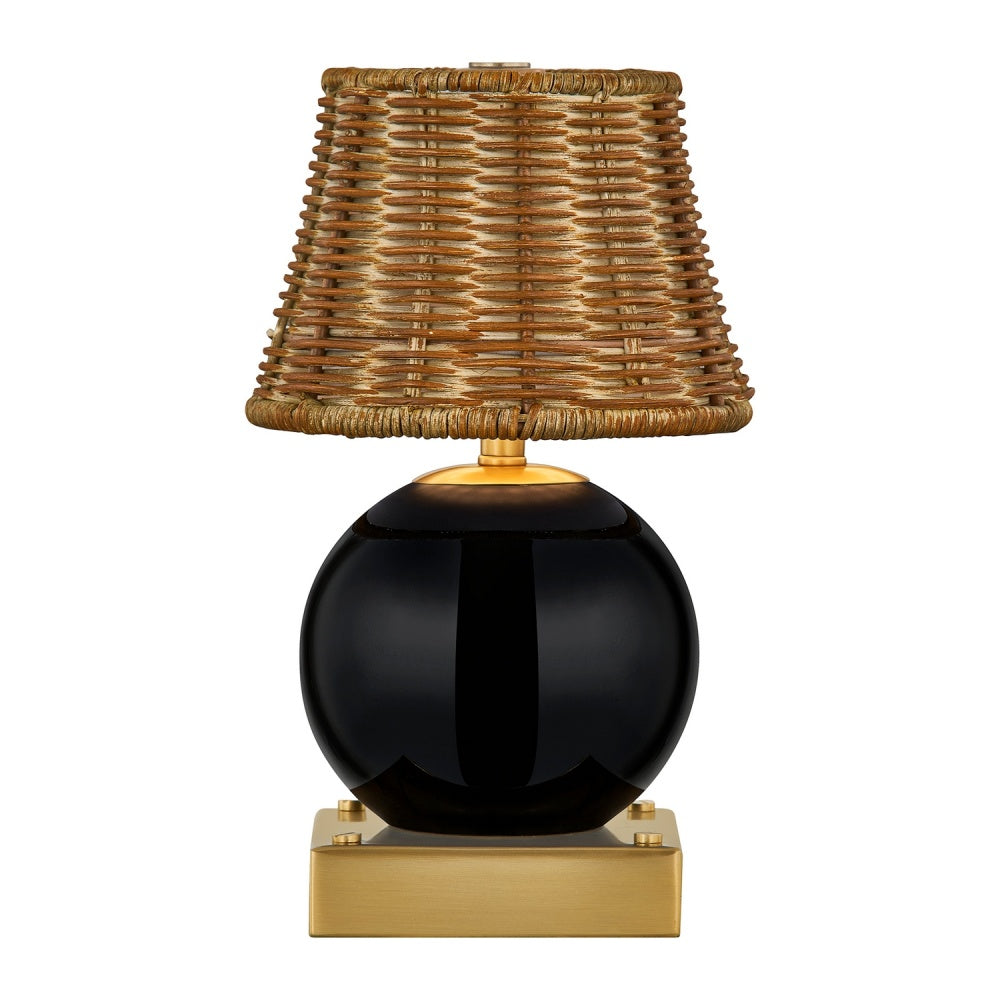 Savoy House Sally 1-Light Rechargable Table Lamp - Black