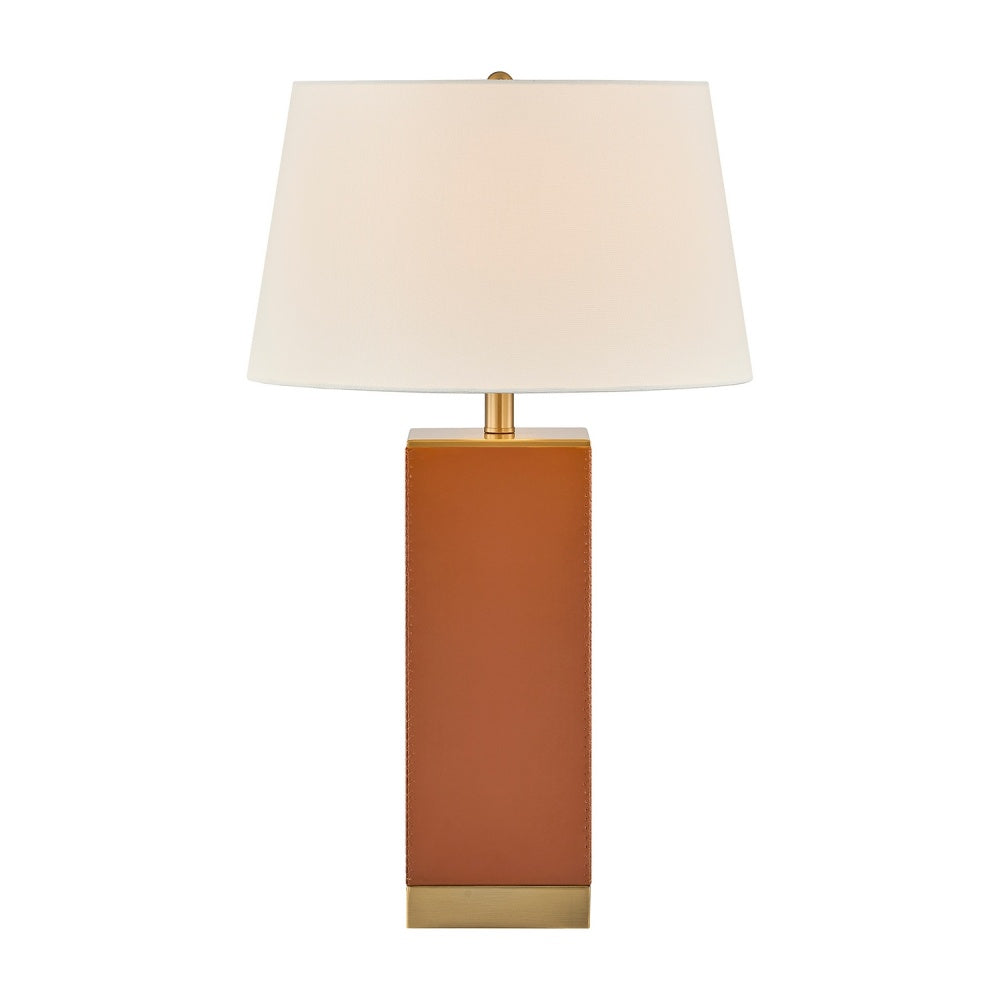 Savoy House Max 1-Light Table Lamp - Honey Brown