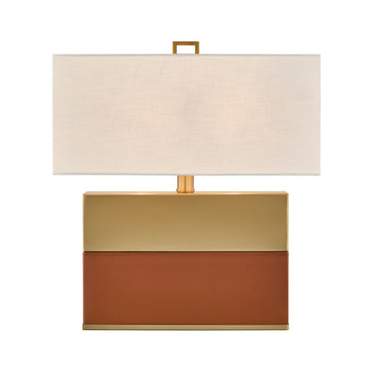 Savoy House Oliver 1-Light Table Lamp - Honey Brown and Brown