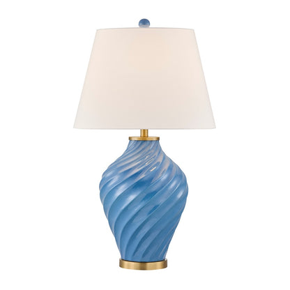 Savoy House Viola 1-Light Table Lamp - Blue