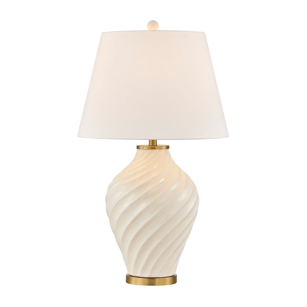 Savoy House Viola 1-Light Table Lamp - White