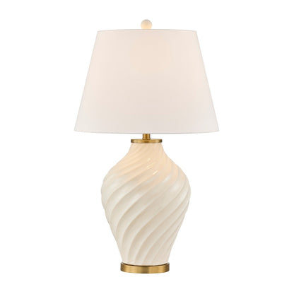 Savoy House Viola 1-Light Table Lamp - White