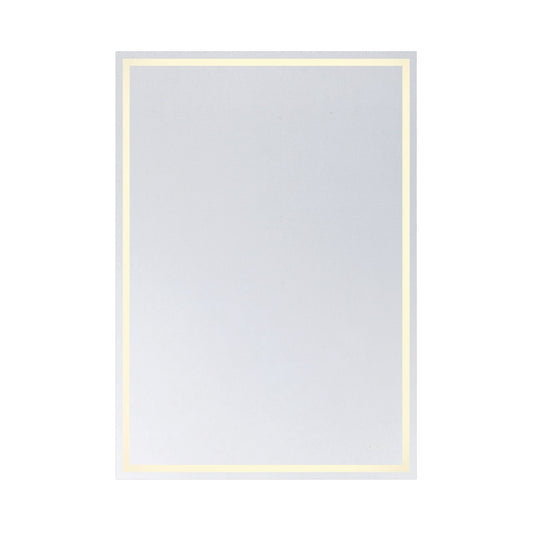 Savoy House Beckett 42" x 60" LED Rectangle Frontlit Mirror with Frost Frame