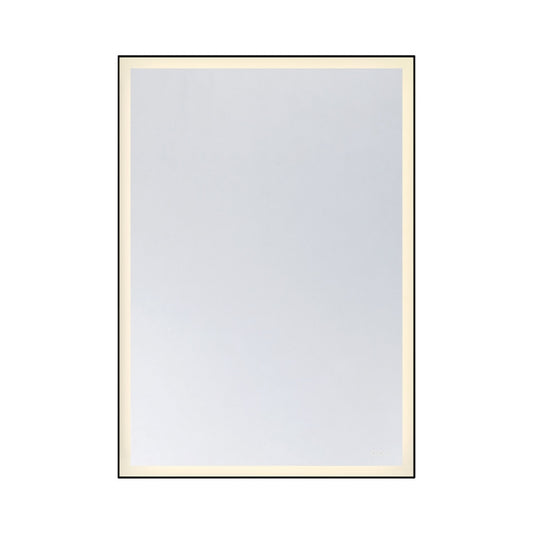 Savoy House Paulding 42" x 60" LED Frontlit Mirror with Black Frame