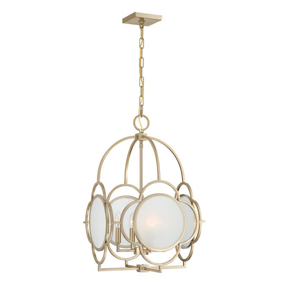 Savoy House Damen 4-Light Pendant - Noble Brass