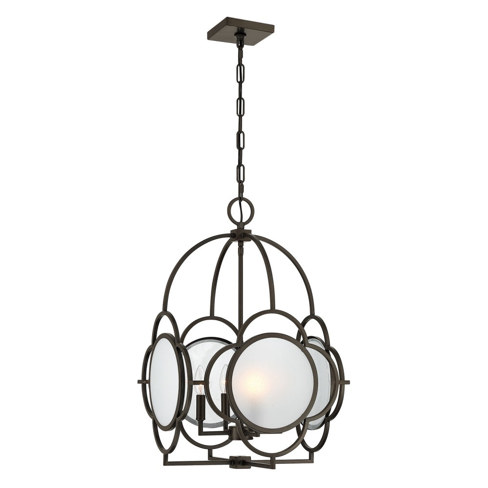 Savoy House Damen 4-Light Pendant - Mediterranean Bronze