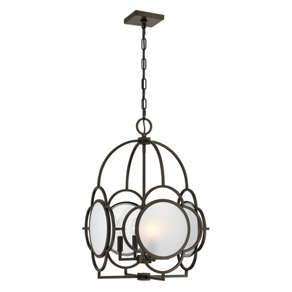 Savoy House Damen 4-Light Pendant - Mediterranean Bronze