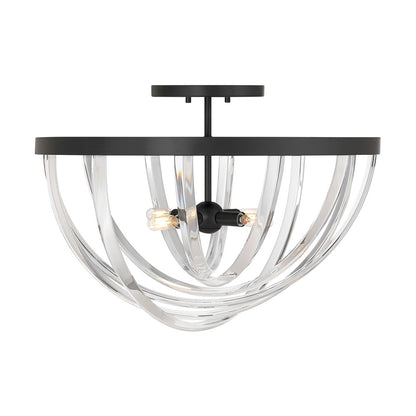 Savoy House Jennings 4-Light Semi-Flush - Matte Black