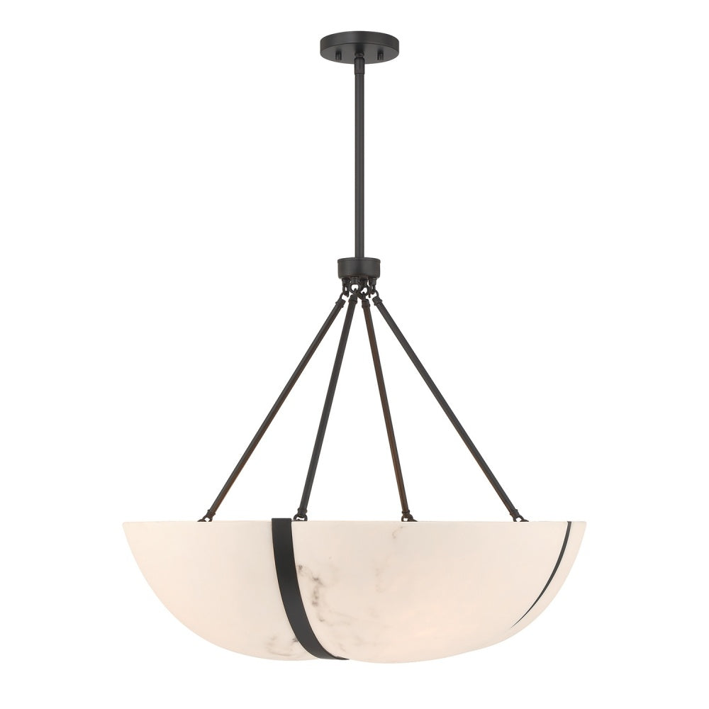 Savoy House Chalfont 4-Light Pendant - Matte Black