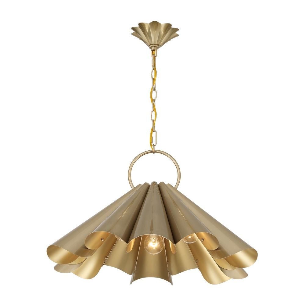 Savoy House Vinton 3-Light Pendant - Noble Brass