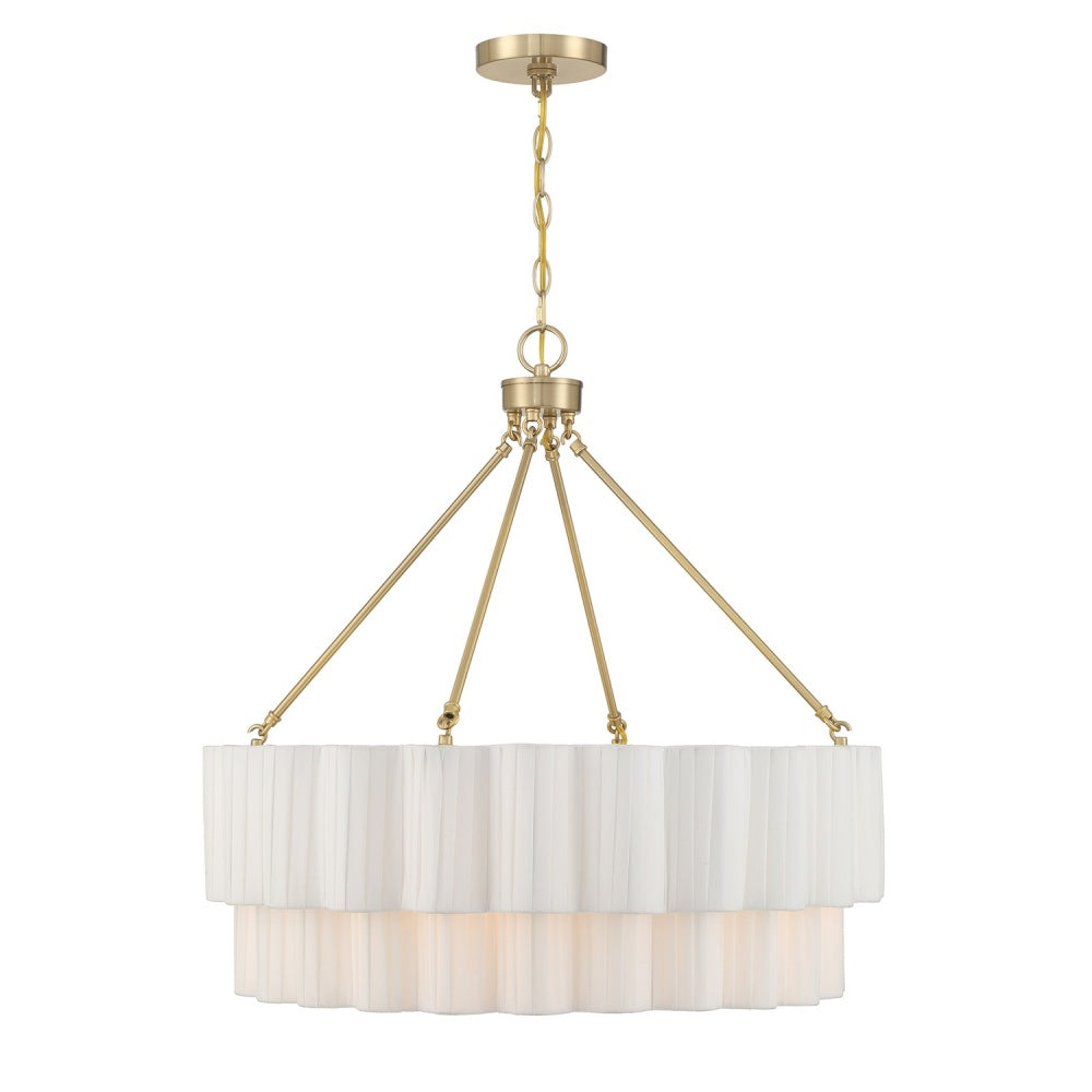 Savoy House Tucker 4-Light Pendant - Noble Brass
