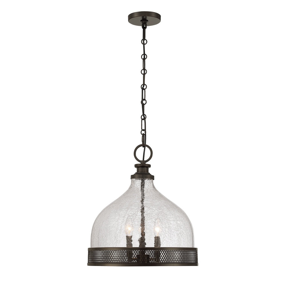 Savoy House Stern 3-Light Pendant - Mediterranean Bronze