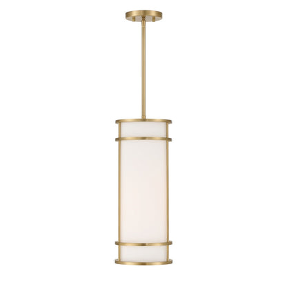 Savoy House Porter 1-Light Mini-Pendant - Warm Brass